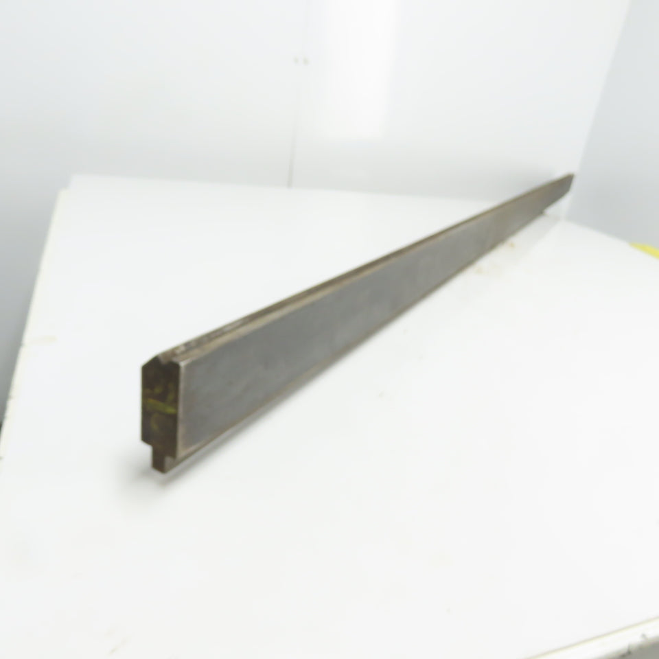 77-5/16" Long Press Brake 90° V-Forming Angle Die Block 1/2" Tang 3-1/4" Tall