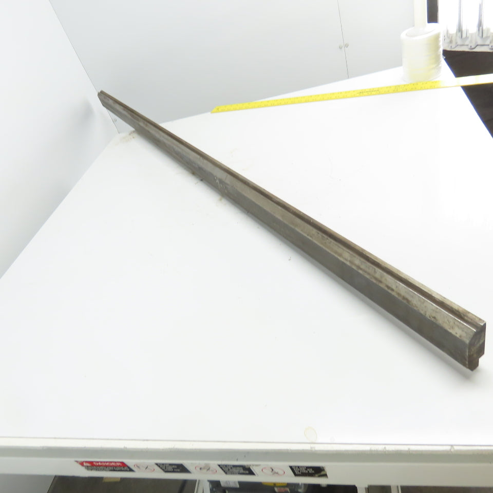 77-5/16" Long Press Brake 90° V-Forming Angle Die Block 1/2" Tang 3-1/4" Tall