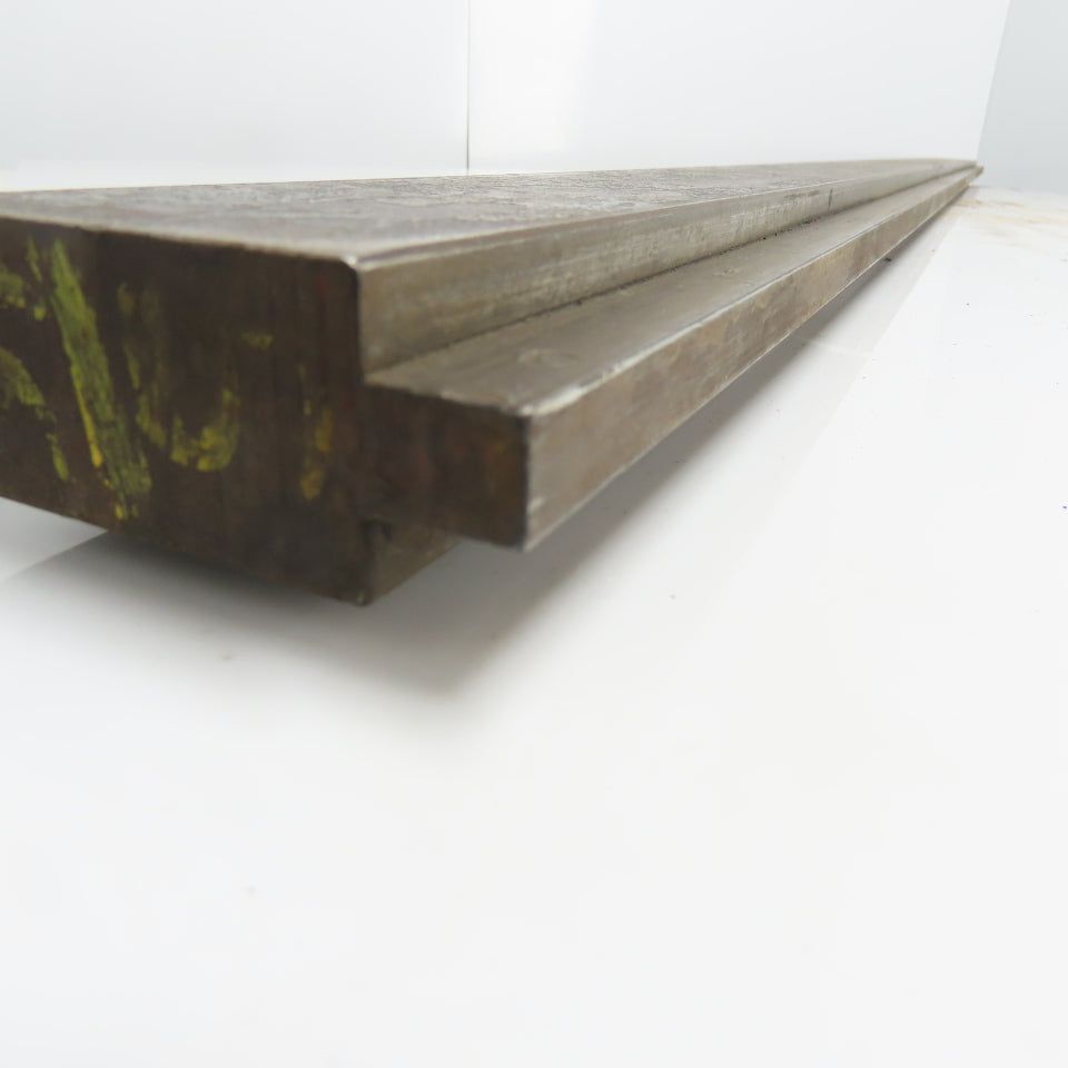 77-5/16" Long Press Brake 90° V-Forming Angle Die Block 1/2" Tang 3-1/4" Tall