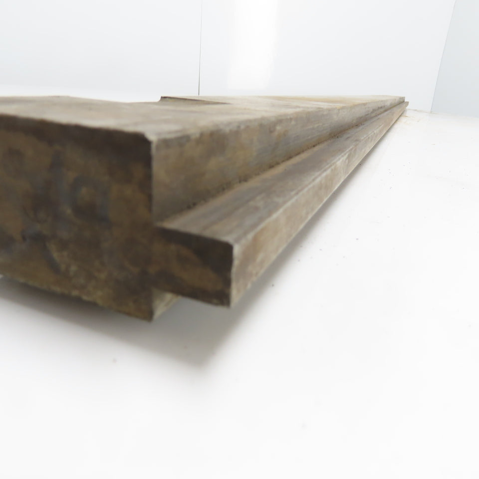 62-5/8" Long Press Brake 90° V-Forming Angle Die Block 1/2" Tang 3-3/8" Tall