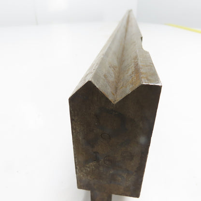 62-5/8" Long Press Brake 90° V-Forming Angle Die Block 1/2" Tang 3-3/8" Tall