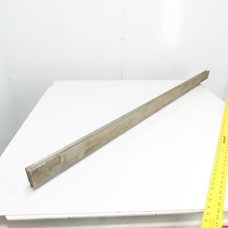 62-5/8" Long Press Brake 90° V-Forming Angle Die Block 1/2" Tang 3-3/8" Tall