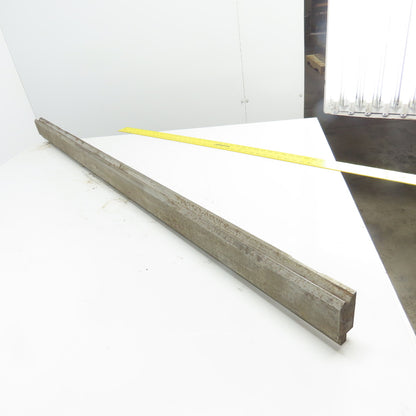 62-5/8" Long Press Brake 90° V-Forming Angle Die Block 1/2" Tang 3-3/8" Tall