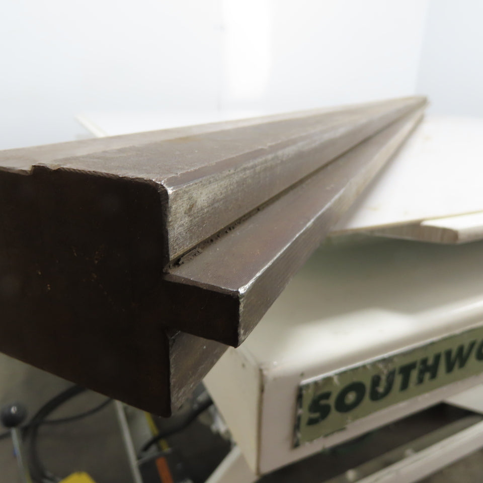 73" Long Press Brake 90° V-Forming Angle Die Block 1/2" Tang 3-3/4" Tall