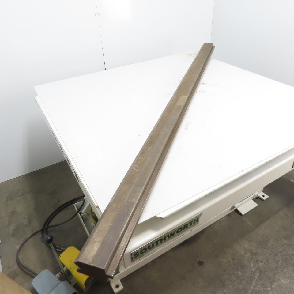 73" Long Press Brake 90° V-Forming Angle Die Block 1/2" Tang 3-3/4" Tall