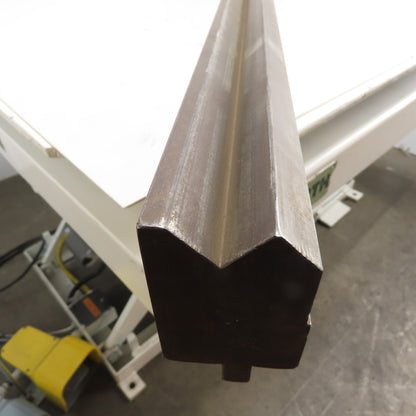 73" Long Press Brake 90° V-Forming Angle Die Block 1/2" Tang 3-3/4" Tall