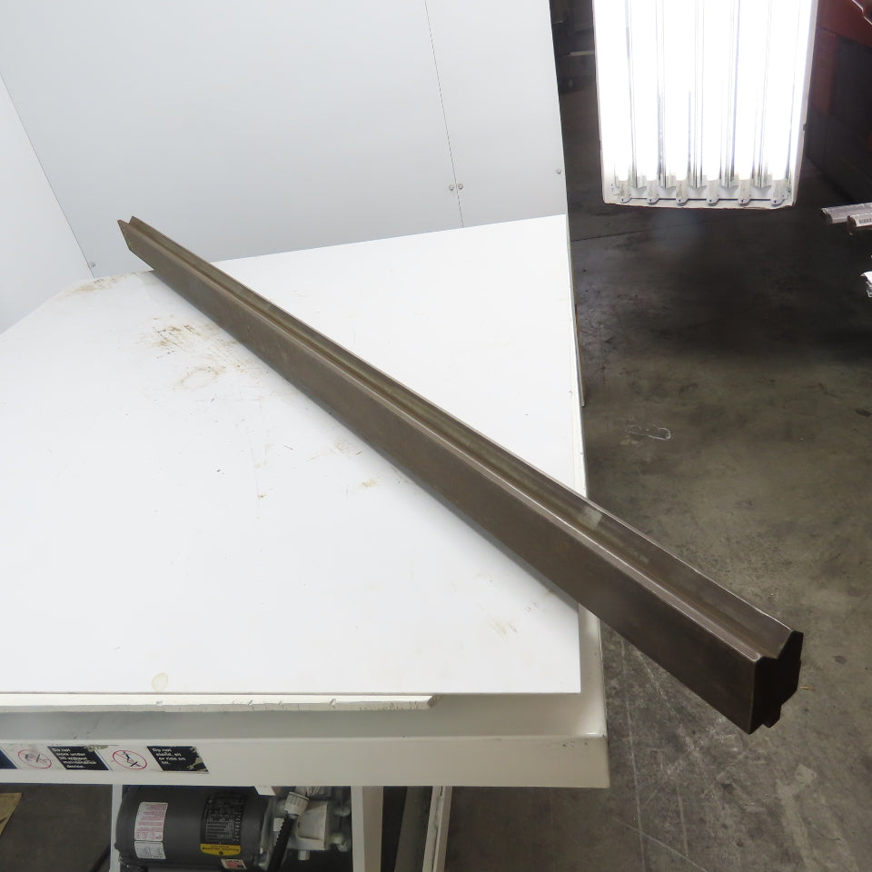 73" Long Press Brake 90° V-Forming Angle Die Block 1/2" Tang 3-3/4" Tall