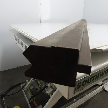 73" Long Press Brake 90° V-Forming Angle Die Block 1/2" Tang 3-3/4" Tall