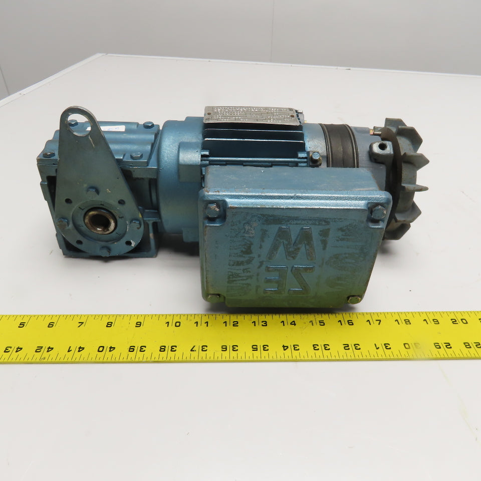 Sew WA20TDT71C4BMG05HRZ 10:1 Ratio .33Hp 230/460V 10RPM Gear Motor W/ Brake