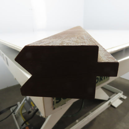 84-1/2" Long Press Brake 90° V-Forming Angle Die Block 1/2" Tang 3-3/8" Tall