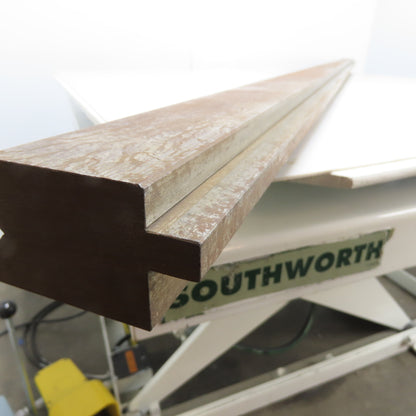 84-1/2" Long Press Brake 90° V-Forming Angle Die Block 1/2" Tang 3-3/8" Tall