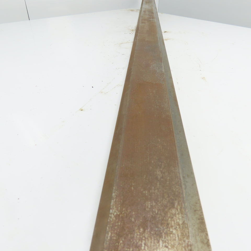 84-1/2" Long Press Brake 90° V-Forming Angle Die Block 1/2" Tang 3-3/8" Tall