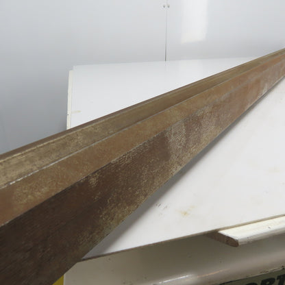 84-1/2" Long Press Brake 90° V-Forming Angle Die Block 1/2" Tang 3-3/8" Tall