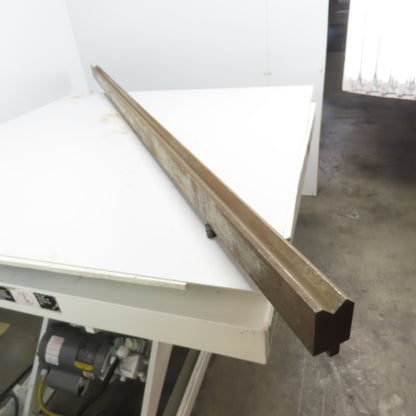 84-1/2" Long Press Brake 90° V-Forming Angle Die Block 1/2" Tang 3-3/8" Tall
