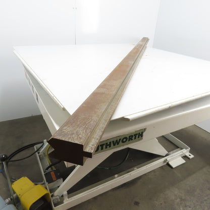 84-1/2" Long Press Brake 90° V-Forming Angle Die Block 1/2" Tang 3-3/8" Tall
