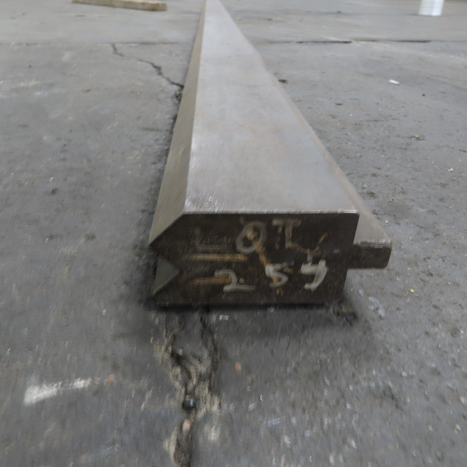 112" Long Press Brake 90° V-Forming Angle Die Block 1/2" Tang 3-3/4" Tall
