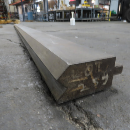 112" Long Press Brake 90° V-Forming Angle Die Block 1/2" Tang 3-3/4" Tall
