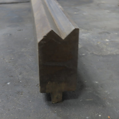 112" Long Press Brake 90° V-Forming Angle Die Block 1/2" Tang 3-3/4" Tall