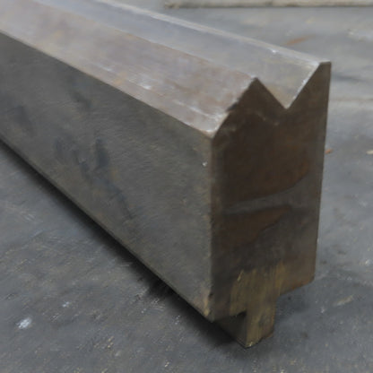 112" Long Press Brake 90° V-Forming Angle Die Block 1/2" Tang 3-3/4" Tall