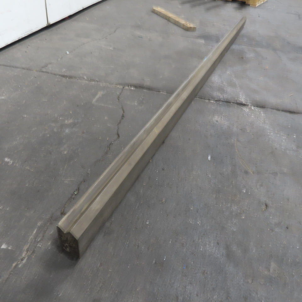 112" Long Press Brake 90° V-Forming Angle Die Block 1/2" Tang 3-3/4" Tall