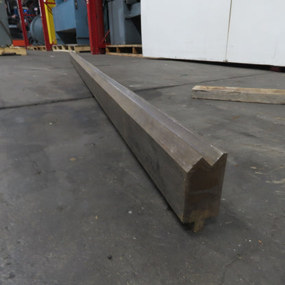 112" Long Press Brake 90° V-Forming Angle Die Block 1/2" Tang 3-3/4" Tall