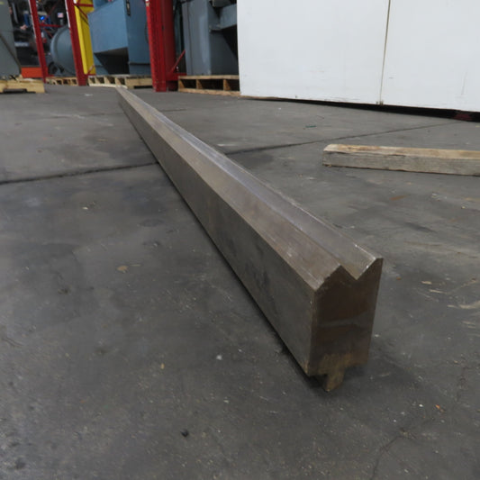 112" Long Press Brake 90° V-Forming Angle Die Block 1/2" Tang 3-3/4" Tall