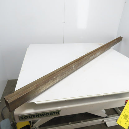84-5/8" Long Press Brake 90° V-Forming Angle Die Block 1/2" Tang 3-3/8" Tall