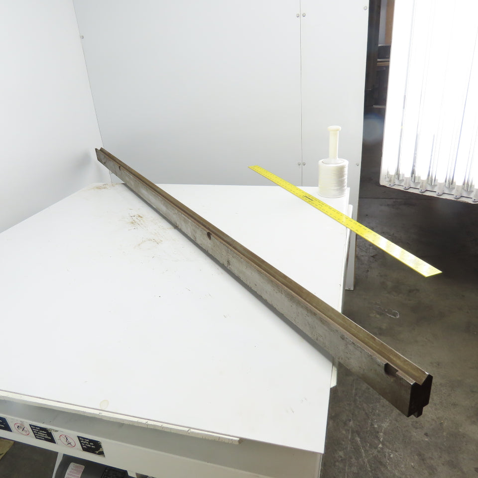 84-5/8" Long Press Brake 90° V-Forming Angle Die Block 1/2" Tang 3-3/8" Tall