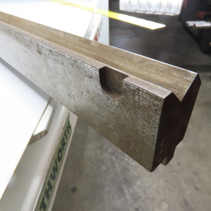 84-5/8" Long Press Brake 90° V-Forming Angle Die Block 1/2" Tang 3-3/8" Tall