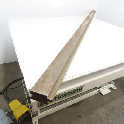 84-5/8" Long Press Brake 90° V-Forming Angle Die Block 1/2" Tang 3-3/8" Tall