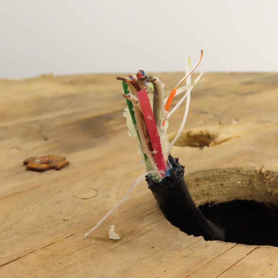 General Cable PE-39-AL 6-Pair 22 AWG Telephone Cable Direct Burial 90' Long