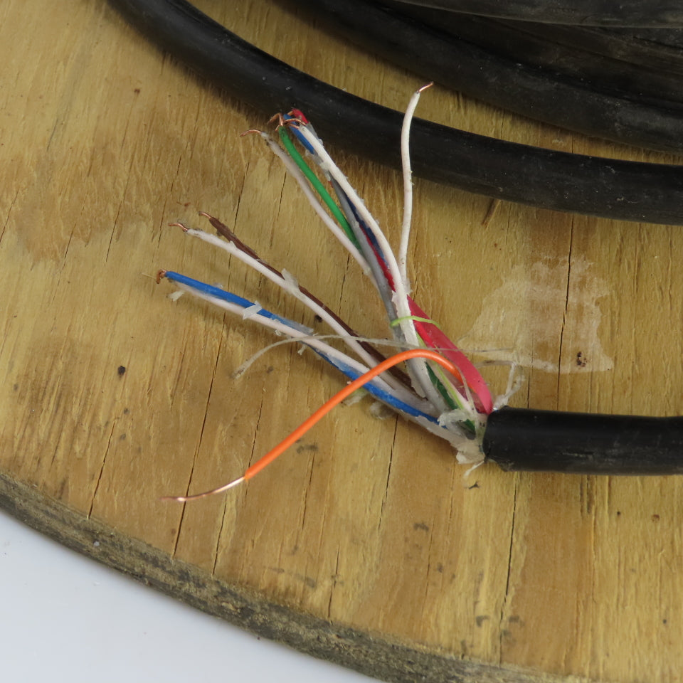 General Cable PE-39-AL 6-Pair 22 AWG Telephone Cable Direct Burial 90' Long