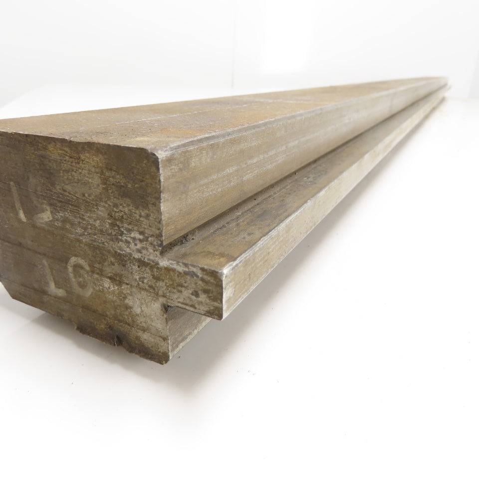 68" Long Press Brake 90° V-Forming Angle Die Block 1/2" Tang 3-7/8" Tall