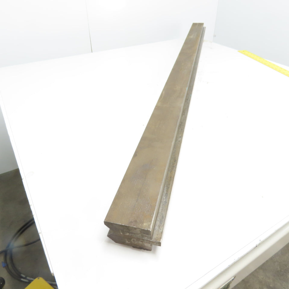 68" Long Press Brake 90° V-Forming Angle Die Block 1/2" Tang 3-7/8" Tall