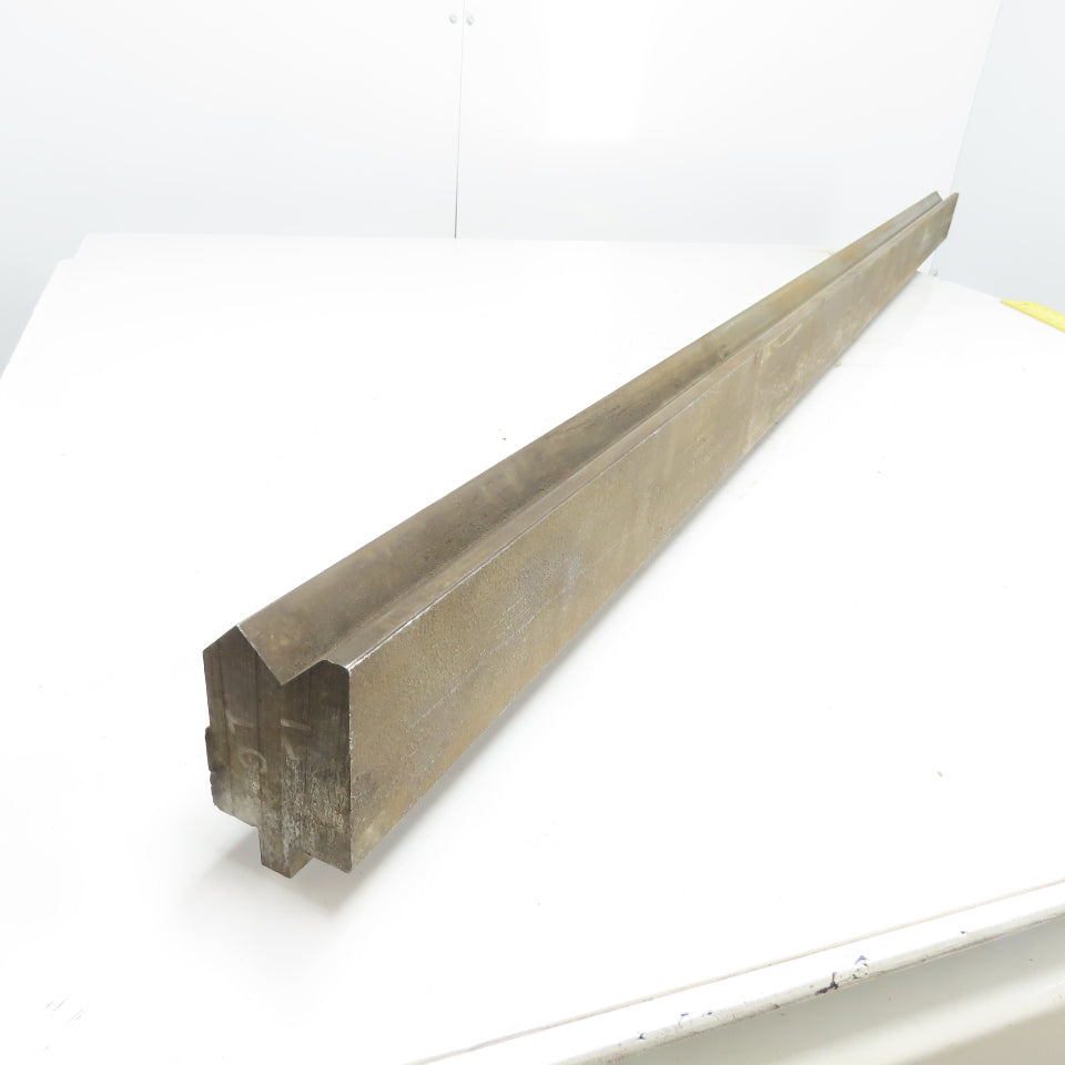68" Long Press Brake 90° V-Forming Angle Die Block 1/2" Tang 3-7/8" Tall