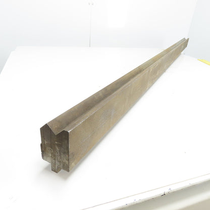 68" Long Press Brake 90° V-Forming Angle Die Block 1/2" Tang 3-7/8" Tall
