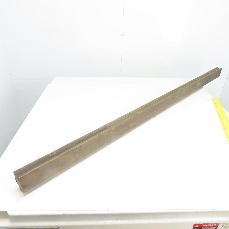 68" Long Press Brake 90° V-Forming Angle Die Block 1/2" Tang 3-7/8" Tall