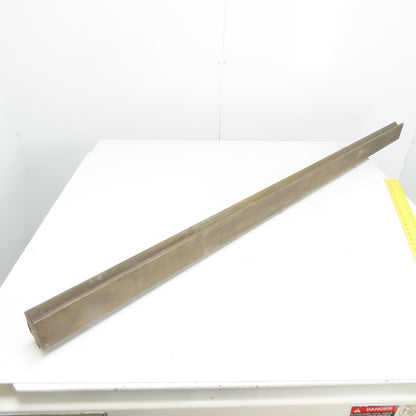 68" Long Press Brake 90° V-Forming Angle Die Block 1/2" Tang 3-7/8" Tall
