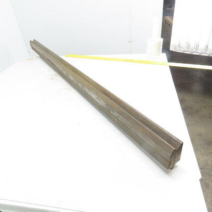 68" Long Press Brake 90° V-Forming Angle Die Block 1/2" Tang 3-7/8" Tall