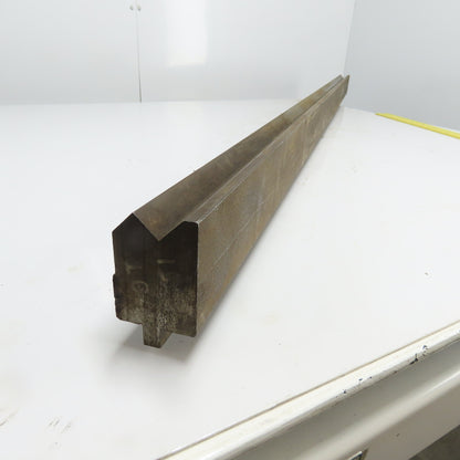 68" Long Press Brake 90° V-Forming Angle Die Block 1/2" Tang 3-7/8" Tall