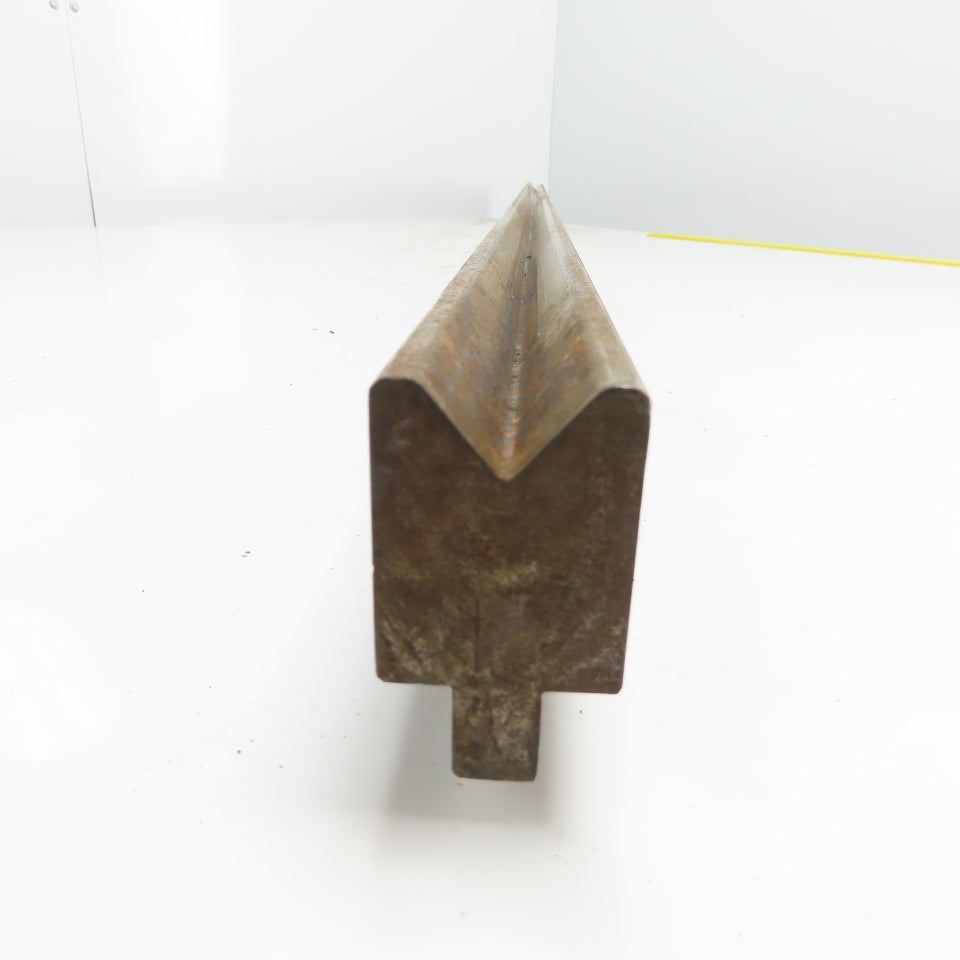 72-1/2" Long Press Brake 90° V-Forming Angle Die Block 1/2" Tang 2-3/8" Tall