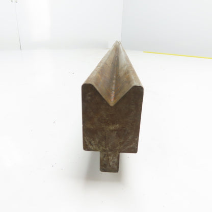 72-1/2" Long Press Brake 90° V-Forming Angle Die Block 1/2" Tang 2-3/8" Tall