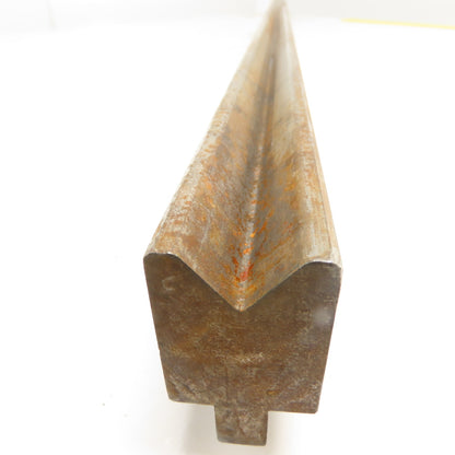 72-1/2" Long Press Brake 90° V-Forming Angle Die Block 1/2" Tang 2-3/8" Tall
