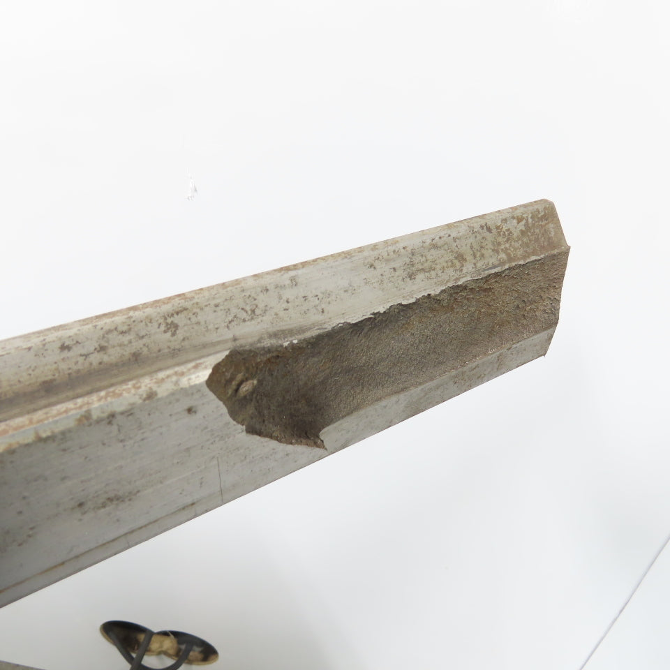 72-1/2" Long Press Brake 90° V-Forming Angle Die Block 1/2" Tang 2-3/8" Tall
