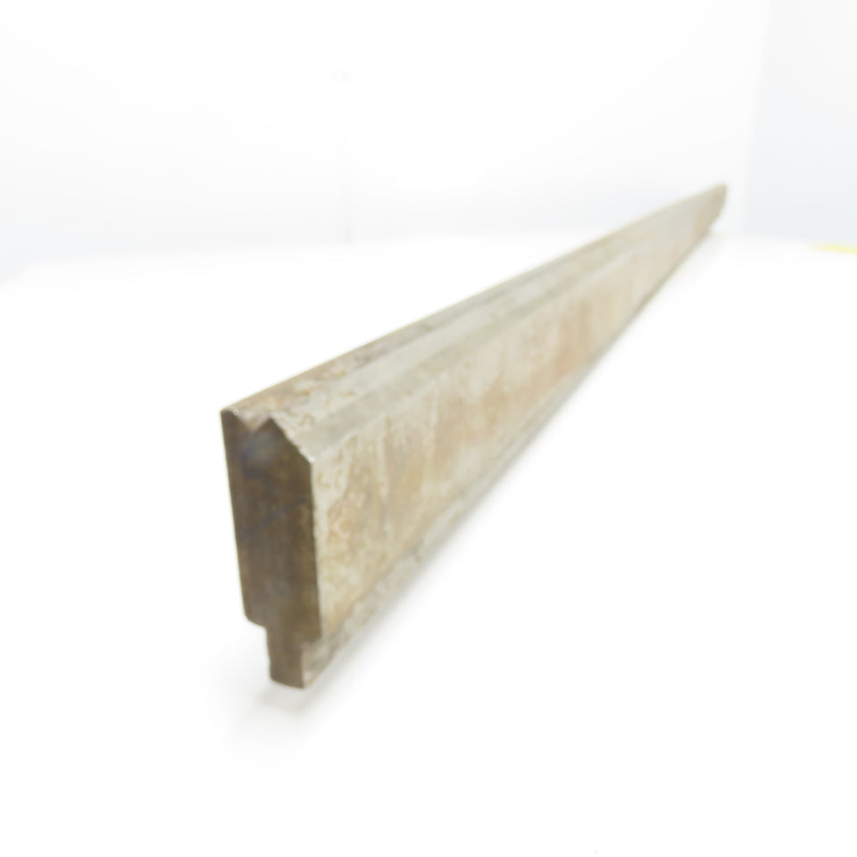 72-3/8" Long Press Brake 90° V-Forming Angle Die Block 1/2" Tang 3-1/8" Tall