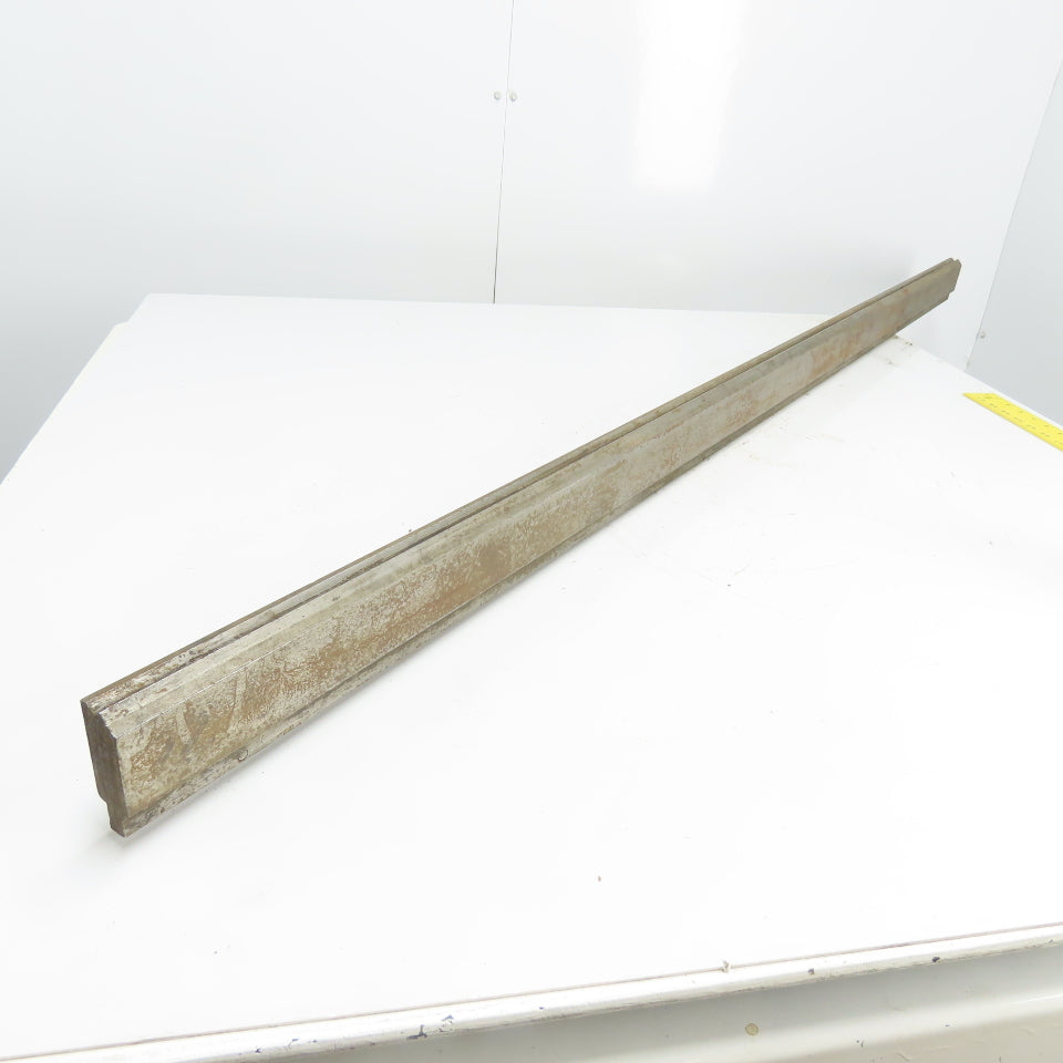 72-3/8" Long Press Brake 90° V-Forming Angle Die Block 1/2" Tang 3-1/8" Tall