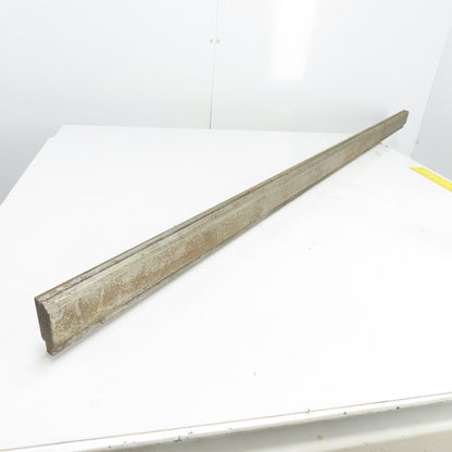 72-3/8" Long Press Brake 90° V-Forming Angle Die Block 1/2" Tang 3-1/8" Tall