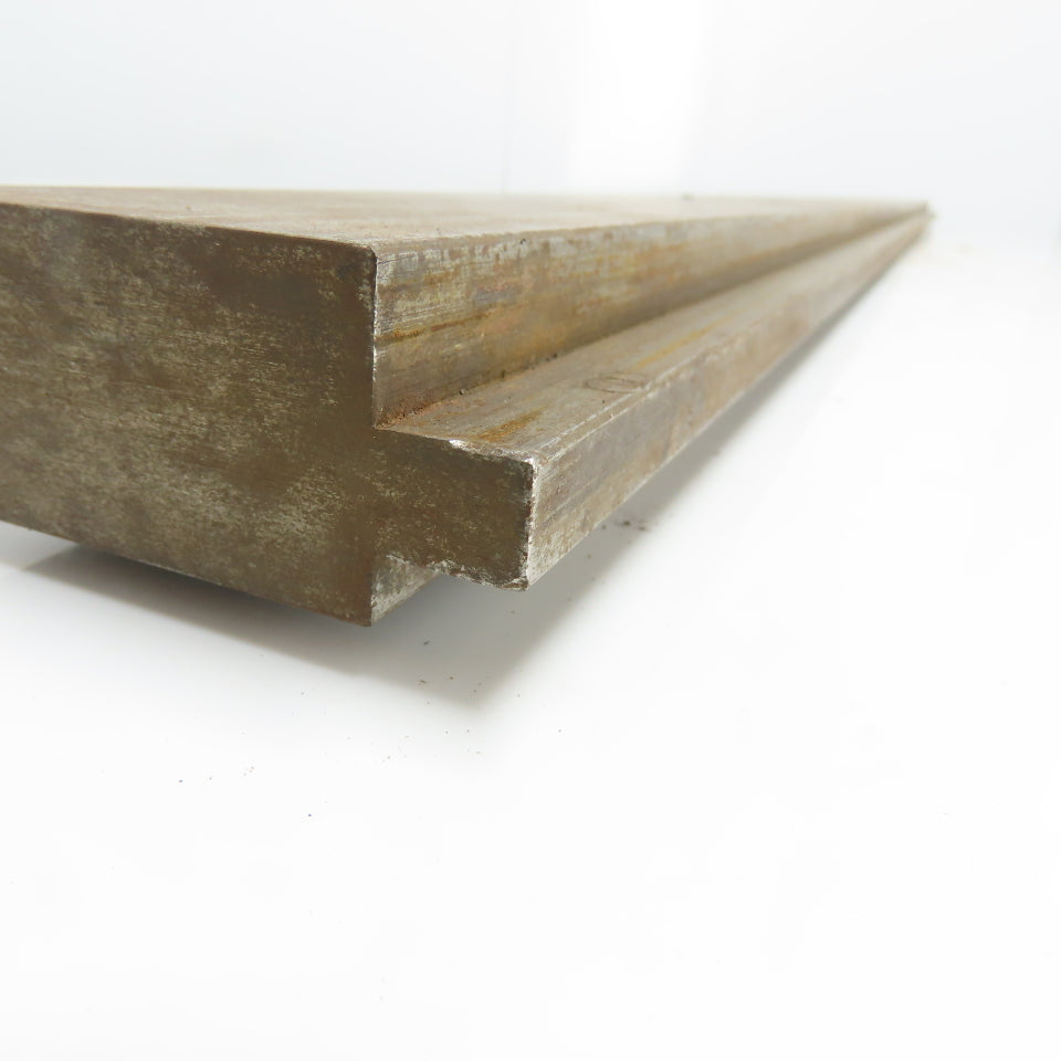 61-1/2" Long Press Brake 90° V-Forming Angle Die Block 1/2" Tang 3-3/8" Tall