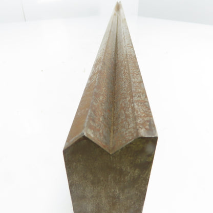 61-1/2" Long Press Brake 90° V-Forming Angle Die Block 1/2" Tang 3-3/8" Tall