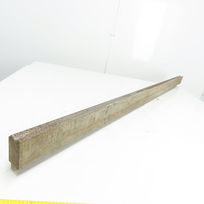 61-1/2" Long Press Brake 90° V-Forming Angle Die Block 1/2" Tang 3-3/8" Tall